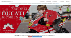 Desktop Screenshot of gyermekjarmuvek.hu